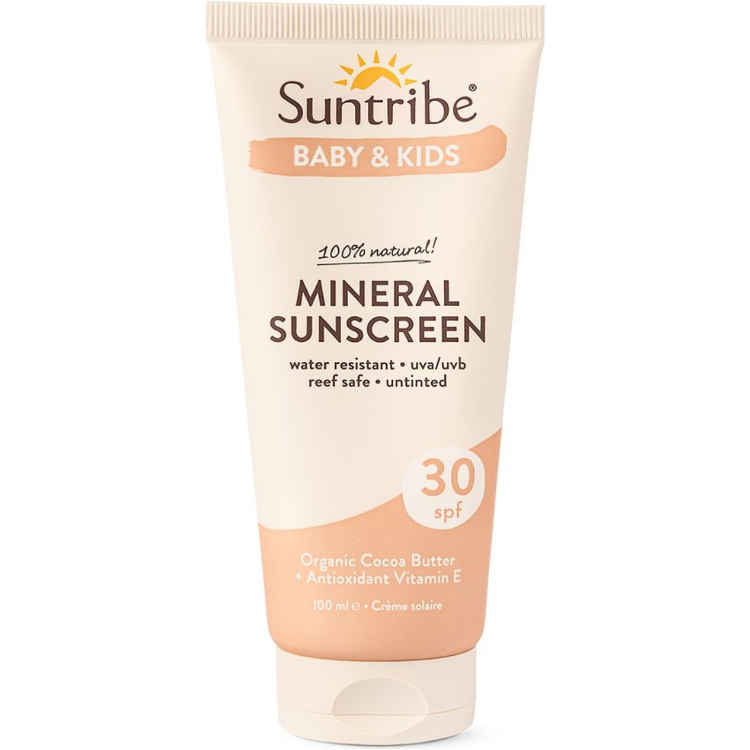 2026 Suntribe Junior Organic Mineral Sunscreen SPF 30 STSSBK